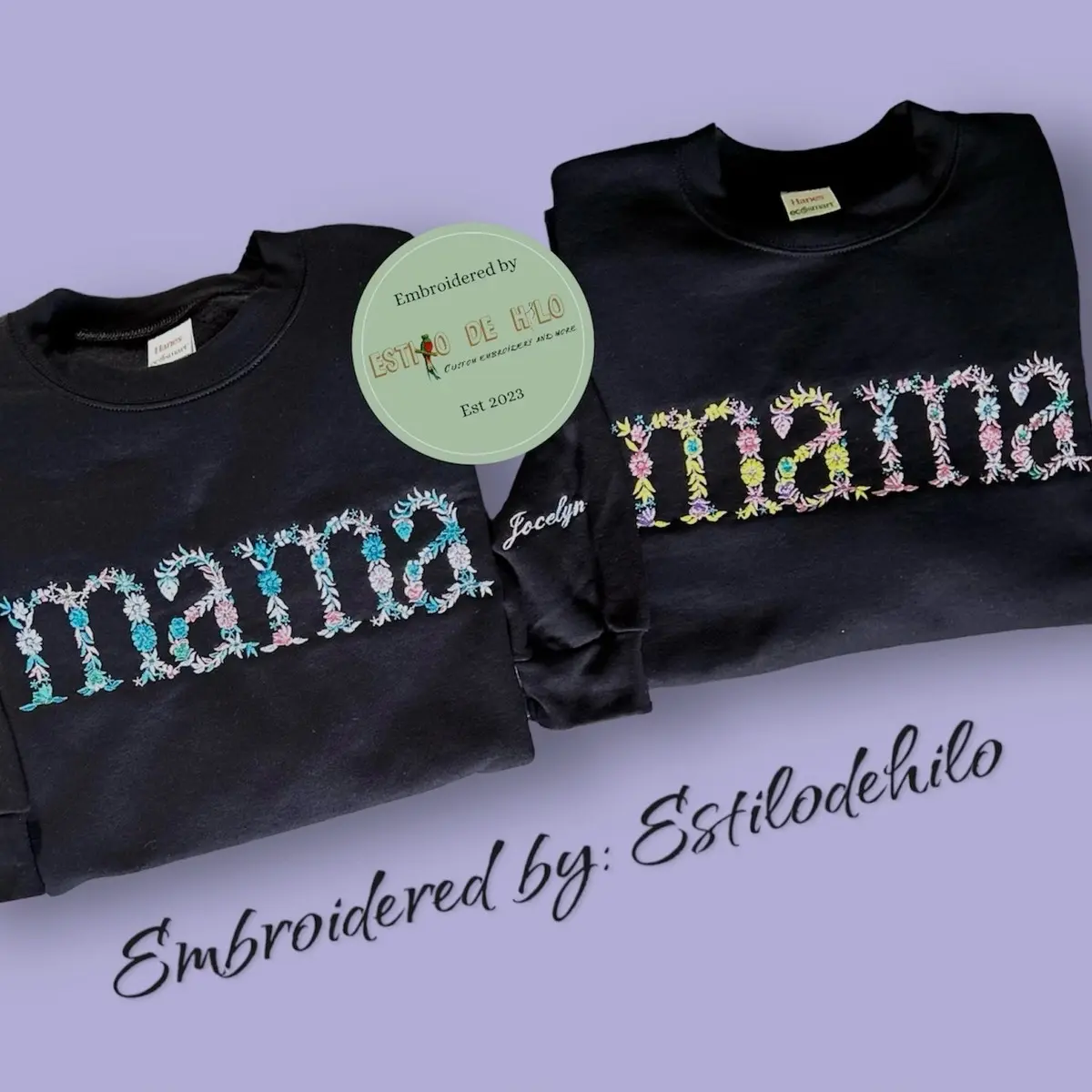 Custom Mama Sweaters with Personalized Names