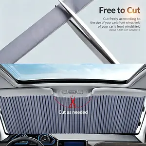 Automatic Retractable Car Sunshade - Windshield Sun Shade for All Cars, UV Protection & Heat Insulation, Easy Install outdoorfun