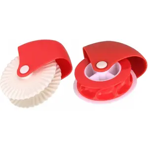 Pastry Wheel Decorator and Cutter, Beautiful Pie Crust, Set of 2
