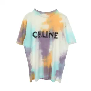 Pre-owned Celine Cotton Small Leather Goods Logo T shirt