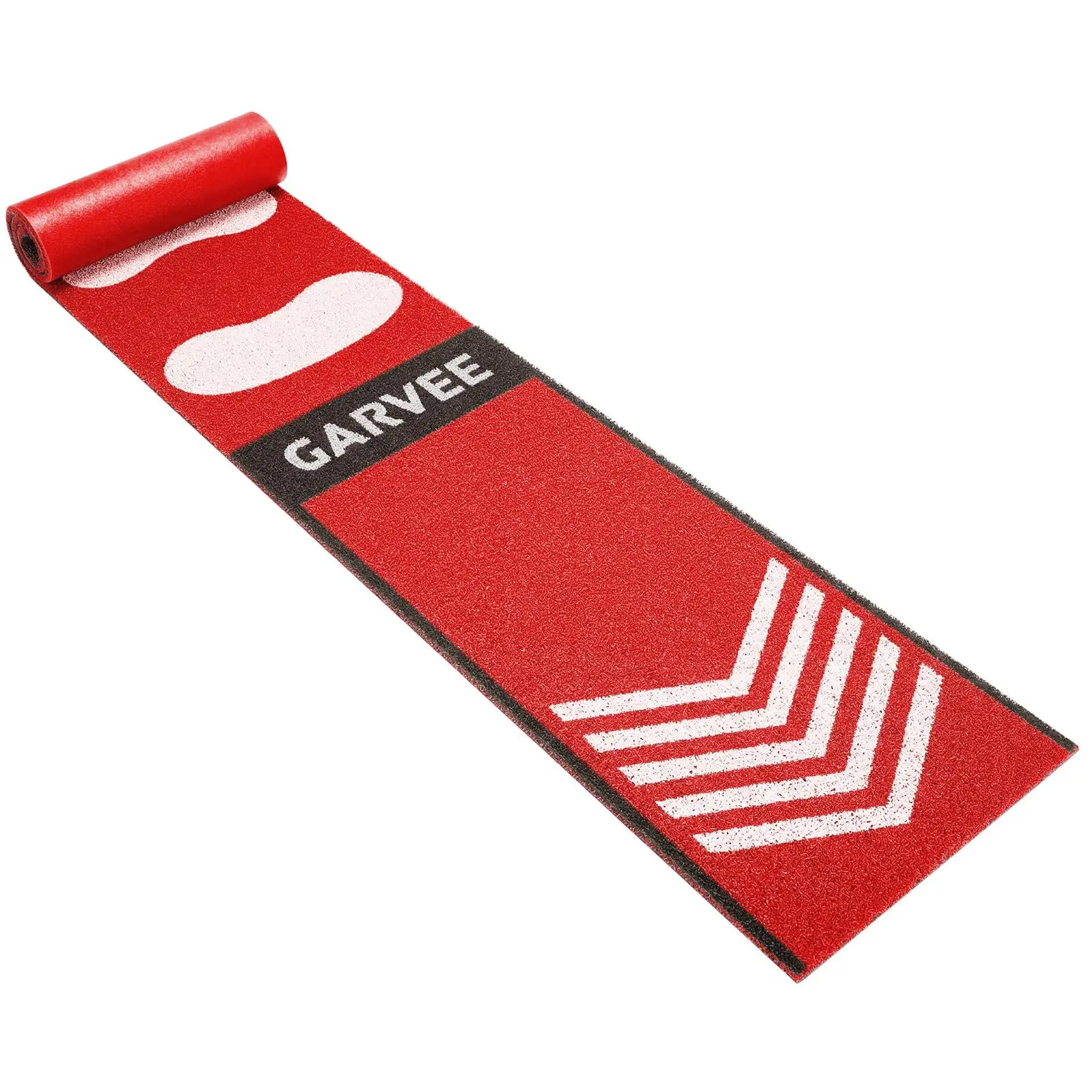 54 x 12 Inch Pitching Mat for Baseball and Softball, Portable Softball Pitching Mat Practice Mat for Younger/Beginning Players,Red
