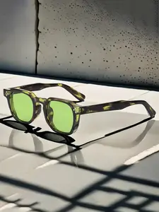 Unisex Vintage Trendy Sunglasses, Retro Sunglasses for Everyday Use, Fashion Accessories for Outdoor Activities