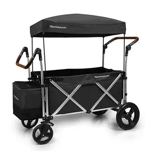 Bebepram S7 Foldable Luxury Multi-Function Wagon Grey
