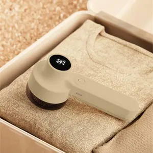 Portable Fabric Shaver Pilling Adjustable Speeds Rechargeable with LCD Display Hair Cutting Machines