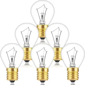 Lava Lamp Bulb 25 Watt, E17 Intermediate Base 6 Packs The Lava  Replacement Bulb for 14.5-Inch Lava Lamp, Soft Warm White Glow, Long Life, High Temp Resistance, High-Output Heat S11 Bulb