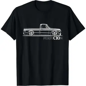 1967-1972 C10 Truck Silhouette C10 Truck Perfection Stance T-Shirt