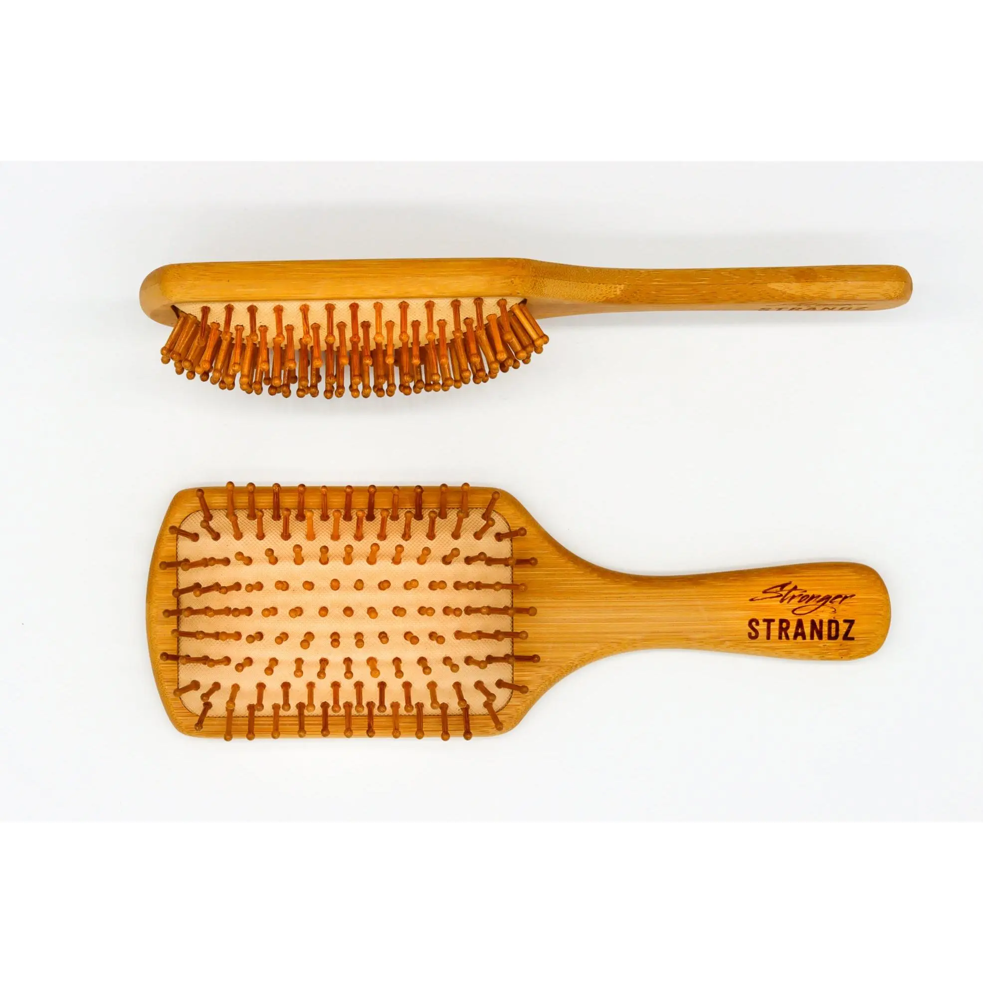 Stronger StrandZ® 100% Bamboo Bristle, Detangle & Define  Brush