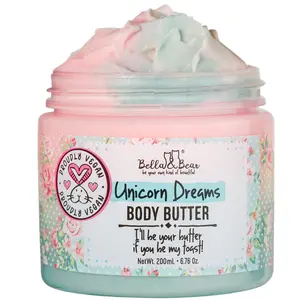 Bella & Bear 6.7oz Unicorn Dreams Body Butter | Shave Cream | Body Lotion--=%2=- cleanse=%2=----=%2=- bar=%2=-- cleanse bar