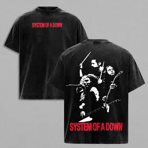 Vintage System of A Down Band T-shirt . SOAD T-Shirt , Music Graphic Tee, Rock Band Shirt, Retro Music Tee, Rock Music Lover Shirt, Vintage Band Shirts Casual Fabric Fit Top, Top Men's and Women's Clothing PGZ