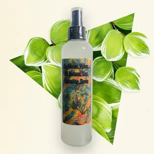 Caribbean Vybez all natural loc hydration spray Haircare Organic Hydrate Aloe Daily Gentle Moisturizer Hydrating Moisture Aloe Vera Rosemary Moisturizing