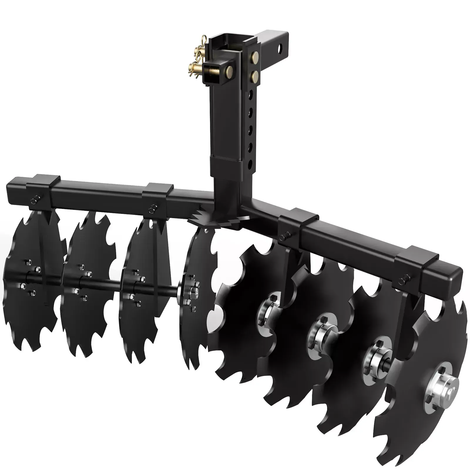 YITAMOTOR 32" Cut Width Disc Plow Harrow With 2" Receiver Hitch Mount for ATVs /UTVs Heavy YITAMOTOR 32" Cut Width Disc Plow Harrow With 2" Receiver Hitch Mount for ATVs /UTVs Heavy