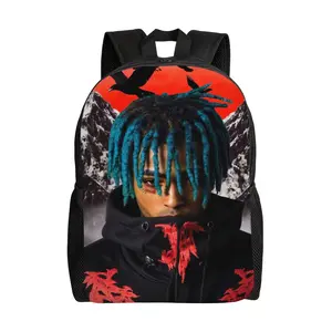 Back-To-School Dual-Shoulder Bag Featuring Xxxtentacion Theme, Ideal Student Accessory, Kawaii Style, Perfect Weekend Picnic Gift