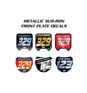 Metallic Surron / ODI Front Plate Decals