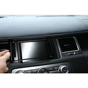 For Land Rover Range Rover Sport 2010-2013 ABS Car Center Control Navigation Screen Decorative Frame Sticker Car Accessories