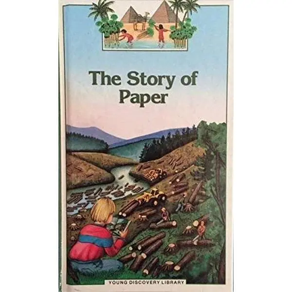 USED-The Story of Paper: What Is Paper Made Of? (Series) (English and French Edition) by Odile Limousin (Hardcover)