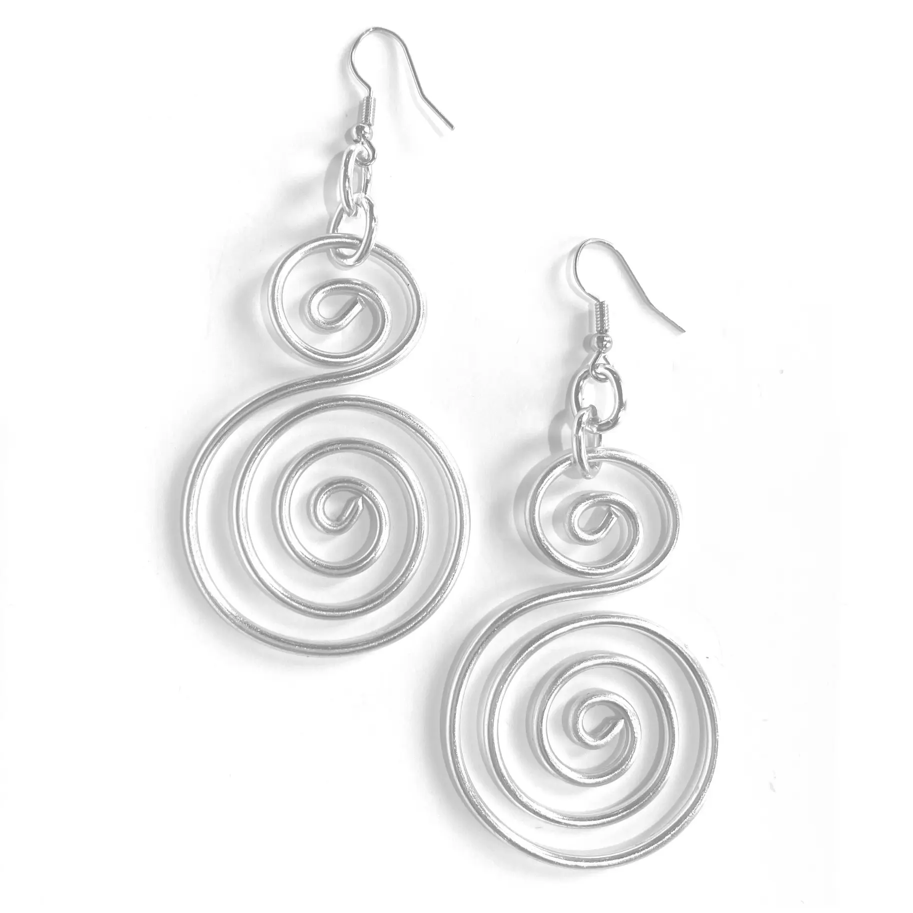 Destiny Earrings Handcrafted from Aluminum Wire - Nickel and Lead Free, Lightweight