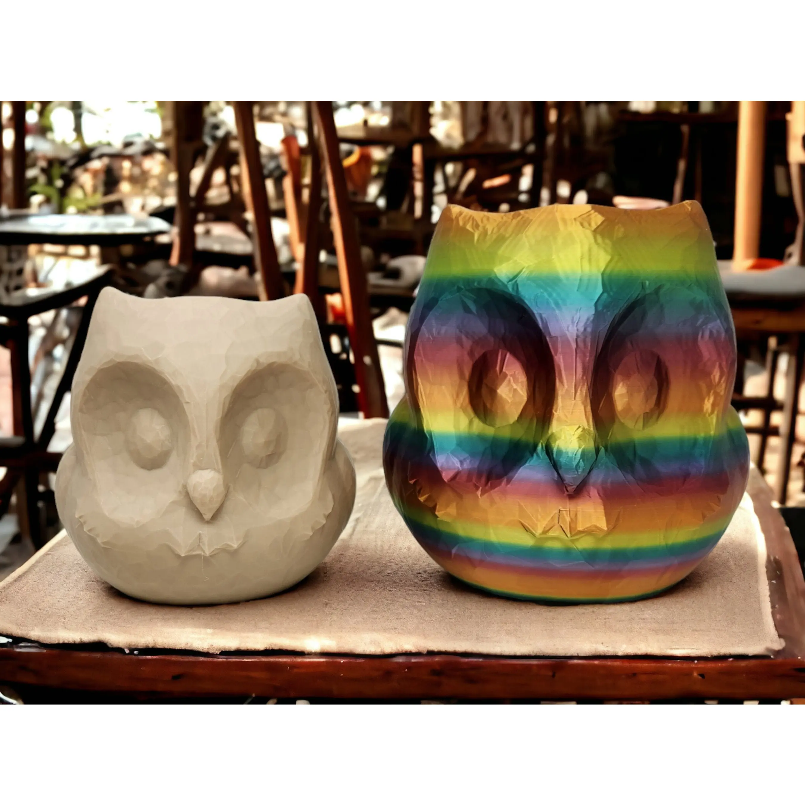 Owl Yarn Bowl - Unique 3D Printed Holder for Whimsical Knitting & Crochet Organizer, Perfect Gift for Crafters