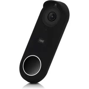 Case Compatible with Nest Hello Video Doorbell - Protective  Cover Black