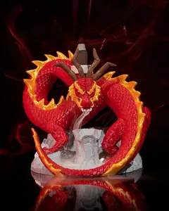 Dragon breathing incents fountain