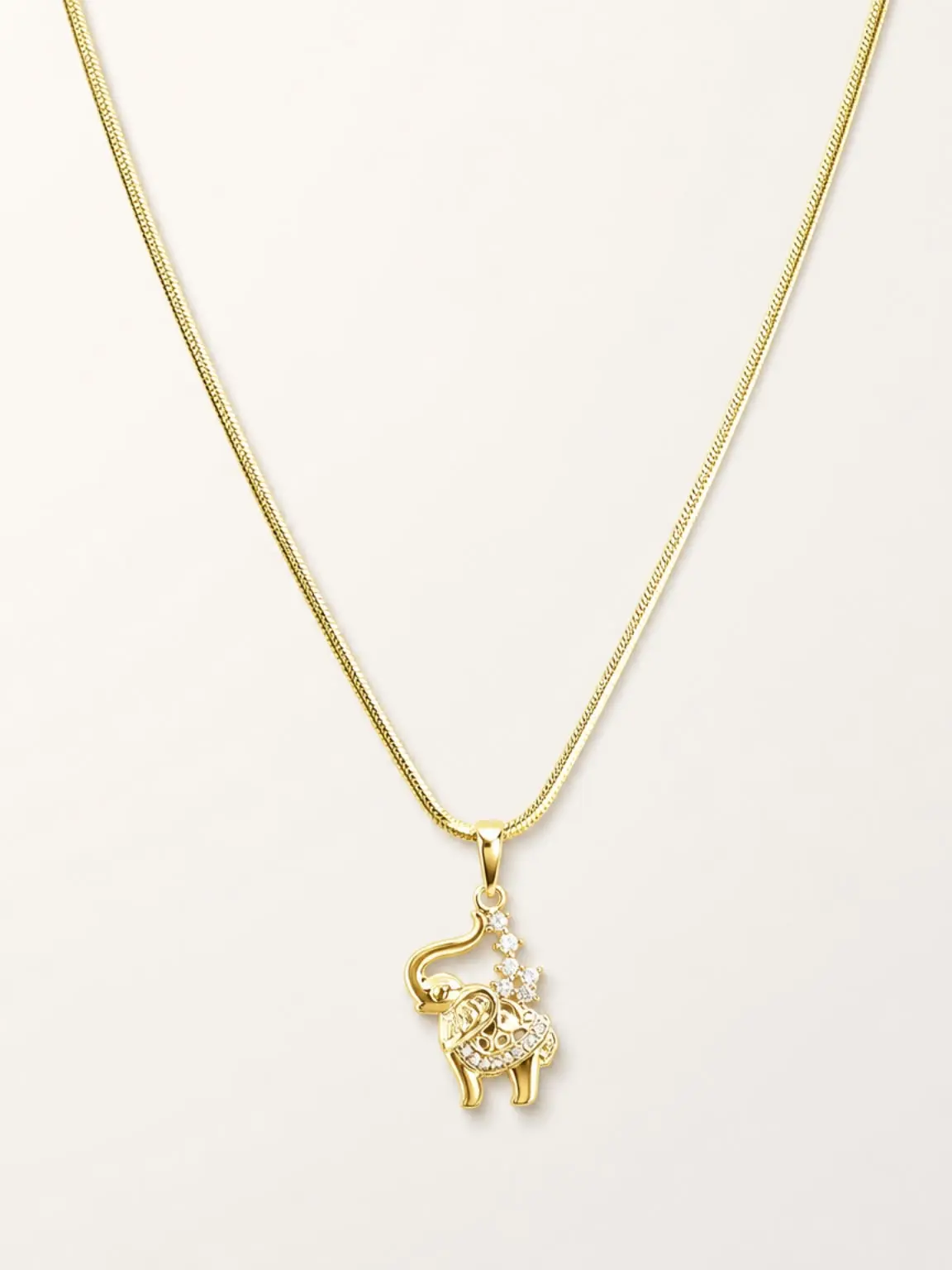 Elephant Pendant Necklace – Elegance, Protection, and Good Luck