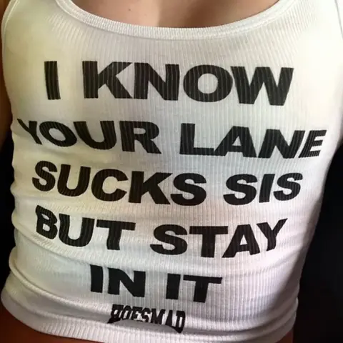 Women's Letter Print Tank Top, Casual Sleeveless Top for Summer, Ladies Clothes for Daily Wear, Camisole Tank