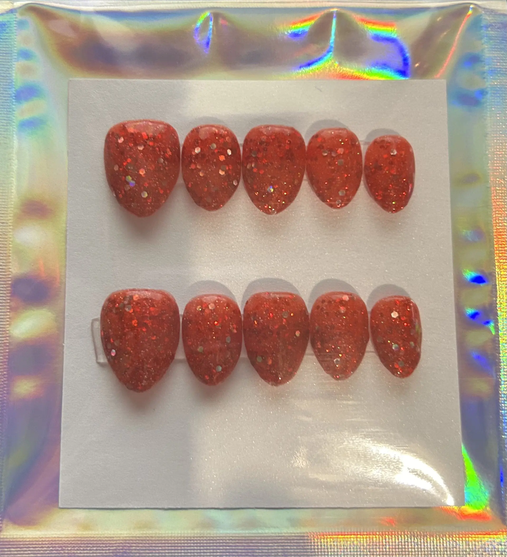Ruby Slipper Press On Nail Set
