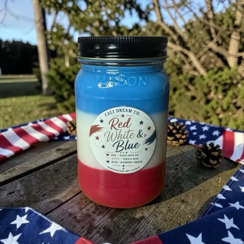 American Pie Layered Candle