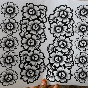 Full Hand Design for Temporary Henna Tattoos, Suitable for Weddings, Parties & Everyday Looks