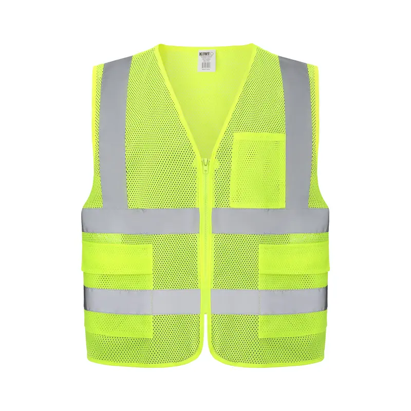 Kiwi High Visibility ANSI/ISEA 107-2020, Type R, Class 2 Dual Band Neon Safety Vest [70300]