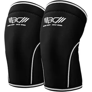 WARM BODY COLD MIND 7mm Knee Sleeves For Weightlifting, Powerlifting, Squats and Heavy Gym Sessions, Strong Knee Support, Joint Stability, Compression Fit, Comfortable Design for Heavy Lifts