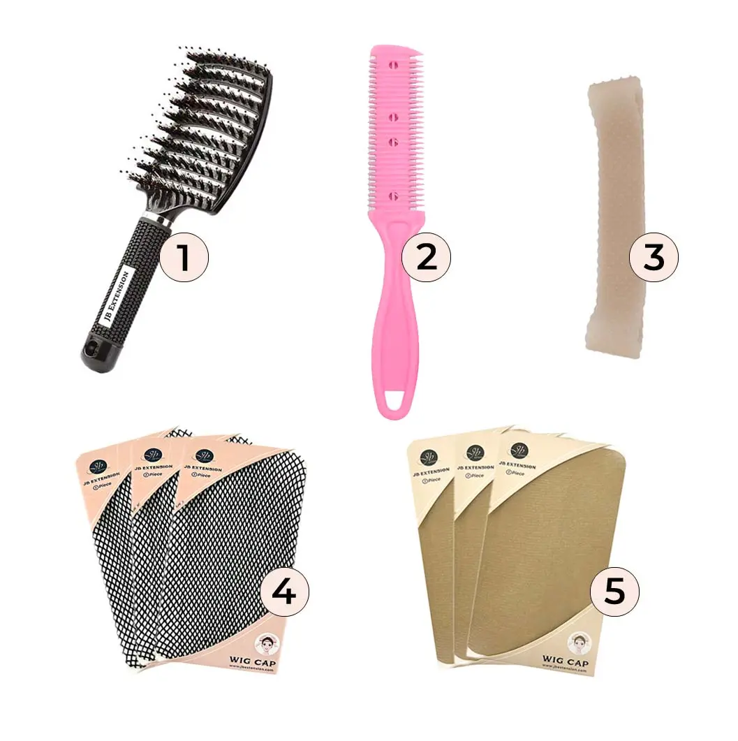 JBEXTENSION Accessories Set For Wig (9 PCS ) JBEXTENSION Accessories Set For Wig (9 PCS )