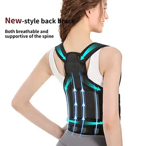 2026 new model, explosive anti-hunchback correction belt, breathable support, spine open shoulder back posture strap, pressure correction belt
