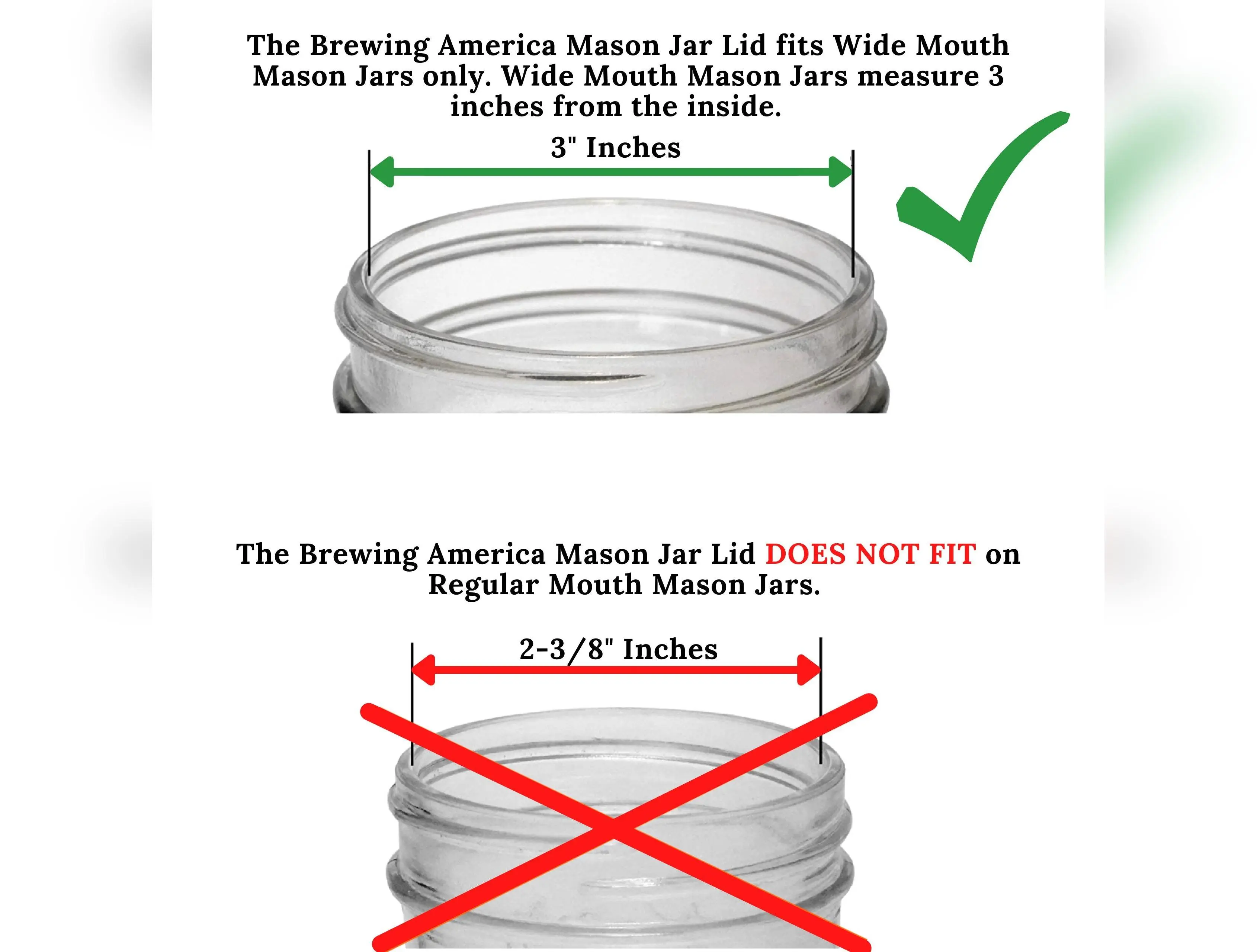 Pint & Half Jar with Old Glory Blue Pouring Lid – Functional & Stylish Storage With Wide Mouth Azure Standard Mason Jar 24 Ounce 1-Pack