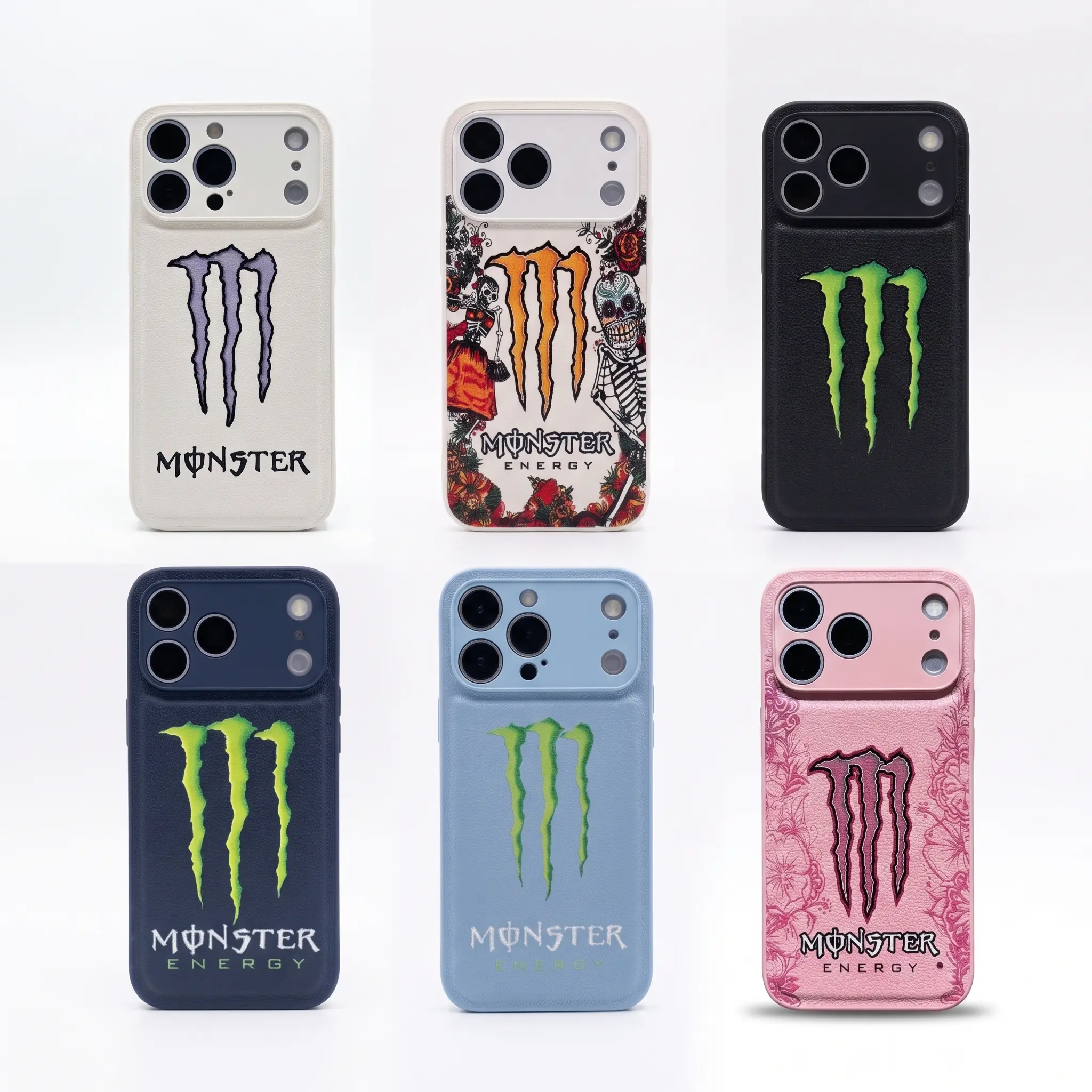 Monster Energy Street Art Phone Case – Rugged and Shockproof Protective Case for iPhone 17/16/15/14/13/12/11 Pro Max/Plus