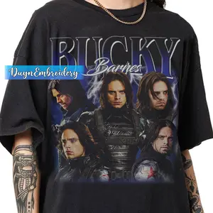 Vintage 90s Graphic Style  Bucky Barnes T-shirt,  Bucky Barnes Bootleg Rap Shirt,  Bucky Barnes Gifts For Man And Women Unisex T-shirt