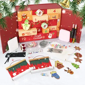 Christmas Paint by Numbers Kit Calendar gift box images