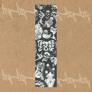 logos skateboard grip tape (Three Eyed Duck brand)