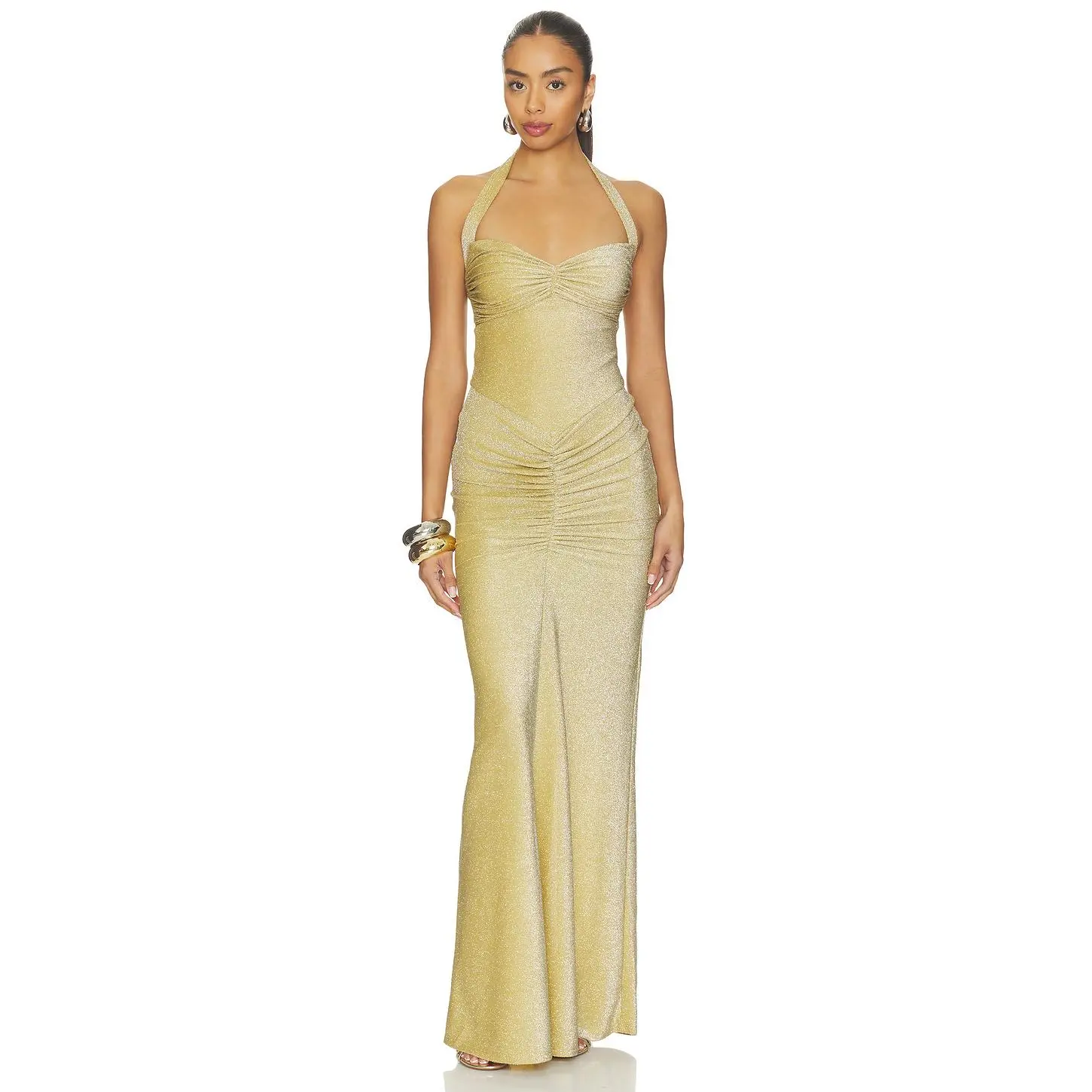 DELFI Isa Dress in Gold