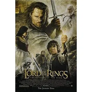 Lord of the Rings Return Of The King 27"X40" D/S Original Movie Poster One Sheet Peter Jackson 2003