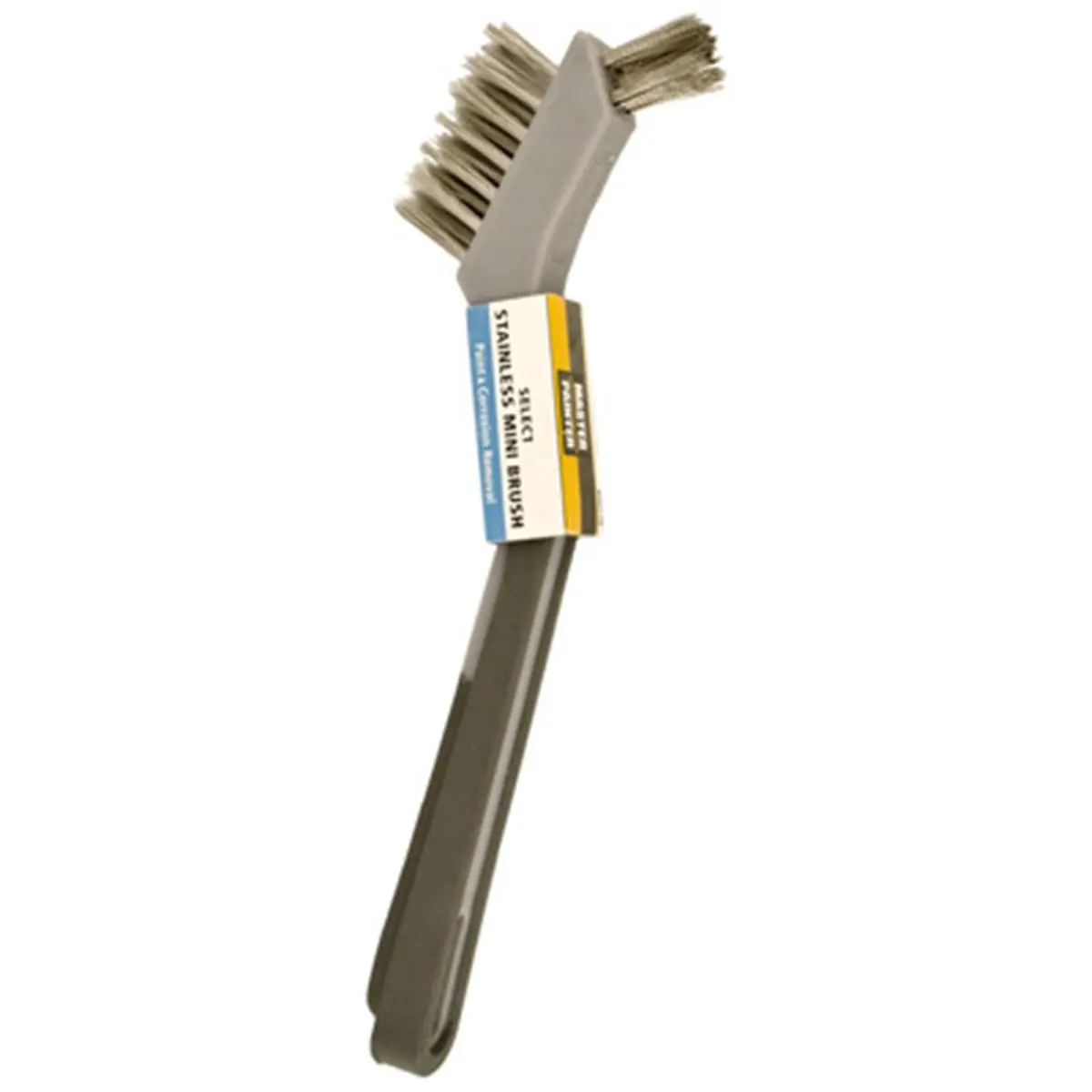 212 MAIN Allway Tool SMB Master Painter Stainless Steel Mini Wire Brush - Automotive Paint Care & Household Cleaning Tool with Extra Cluster Bristles, Soft Grip Handle