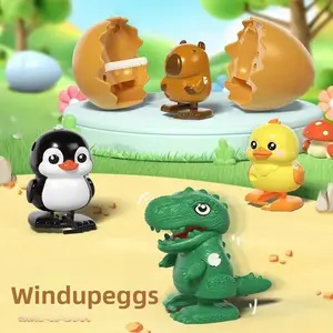 New Style Bouncing Egg Cute Beast Wind-up Dinosaur Egg Cute and Fun Shape Suitable for Baby Soothing Artifact Creative and Fun Play Children's Toy
