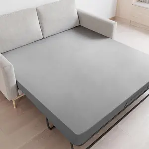 Sofa Bed  Sheets Only,  Sleeper Sheet 60" X 74" with 8" Deep Pocket, Bed Mattress Sheets Stretchable Breathable Jersey Knit Cover, 1 Pack, Gray