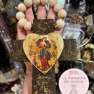 Virgen Desatadora de Nudos Bendición para la Puerta           Elaborado y Diseñado por La Tiendita de Olivia.