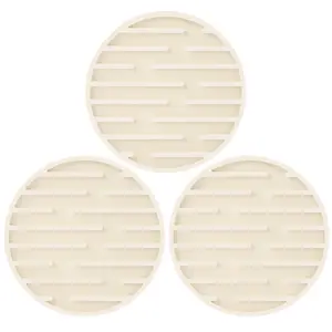 Silicone Coasters for Drinks, Thickened Coasters Cup Mat, Heat Resistant 600℉ Non-Slip Coasters for Coffee Table, Kitchen, Bar