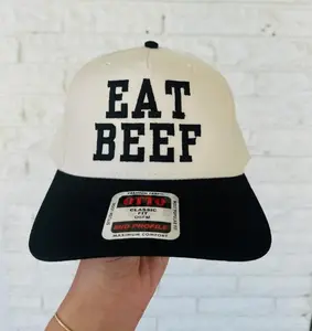 'Eat Beef' Embroidered Trucker Hat