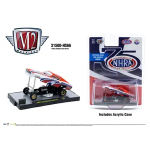 M2 1969 Ford Mustang Funny Car 75th Anniversary of NHRA, 1:64 Scale, Diecast Model Car