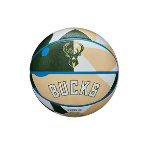 Wilson Geo Pattern Milwaukee Bucks Full Basketball