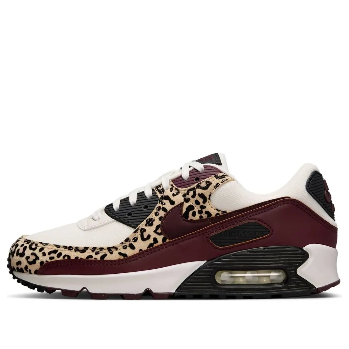 (WMNS) Nike Air Max 90 'Leopard Burgundy' IF1619-102 (WMNS) Nike Air Max 90 'Leopard Burgundy' IF1619-102