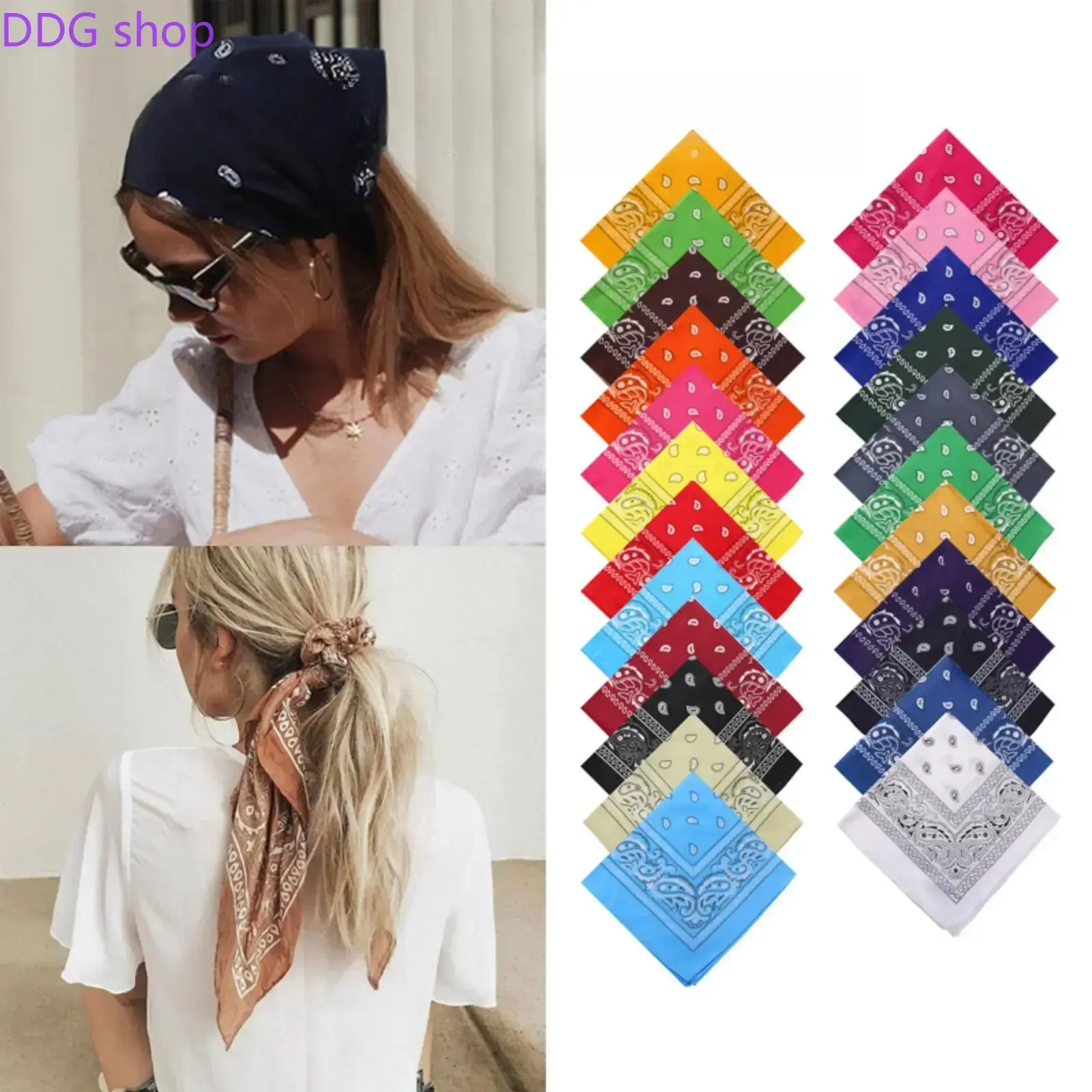 Multifunctional Outdoor Cycling Headwear – Paisley Bandana, Scarf Head Wrap, Head Wrap Accessory, Head Scarf