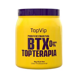 TopVip Btx Fioterapia 1kg Reduce Volume Aligning Formaldehyde Free Ultra Mask Brazilian Protein Smoothing Treatment Keratin Straighten Haircare Frizz Argan Repair